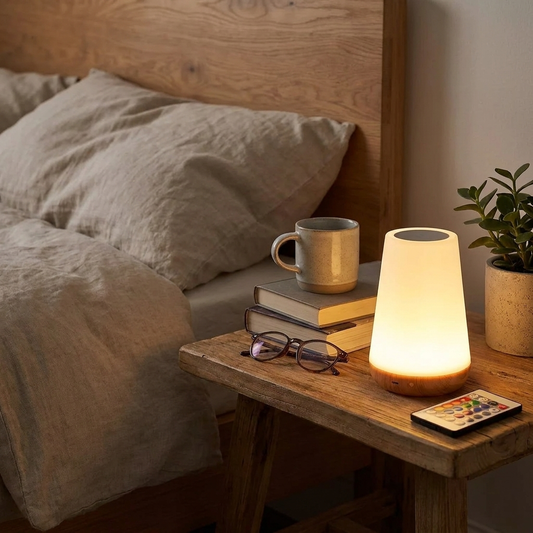 Portable RGB Color Changing Table Lamp lifestyle
