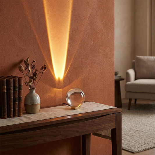 Italian Designer Crystal Table Lamp lifestyle