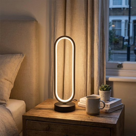 Modern LED Ring Table Lamp lifestyle