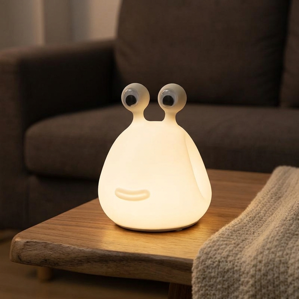 Soft Silicone Slug LED Night Light lifestyle
