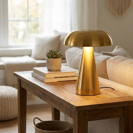 Mushroom Retro Table Lamp lifestyle