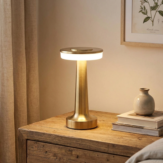 Modern Rechargeable Metal Table Lamp lifestyle