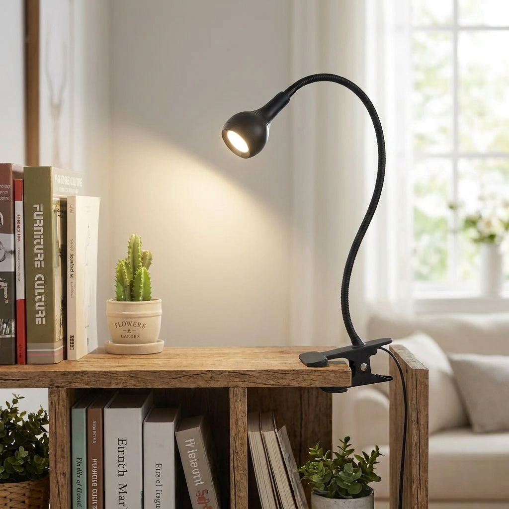 Flexible LED Clip-On Reading Lamp lifestyle