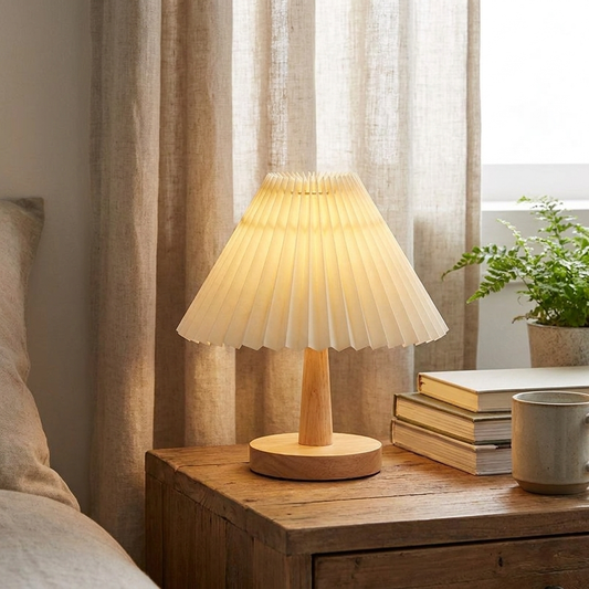 Nordic Pleated Table Lamp lifestyle