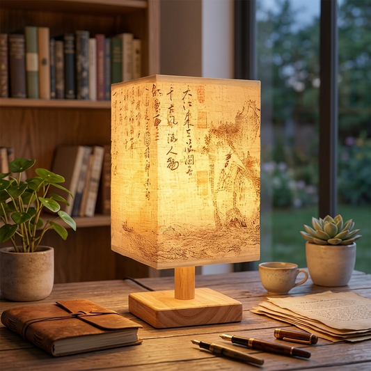 Modern Fabric Table Lamp lifestyle