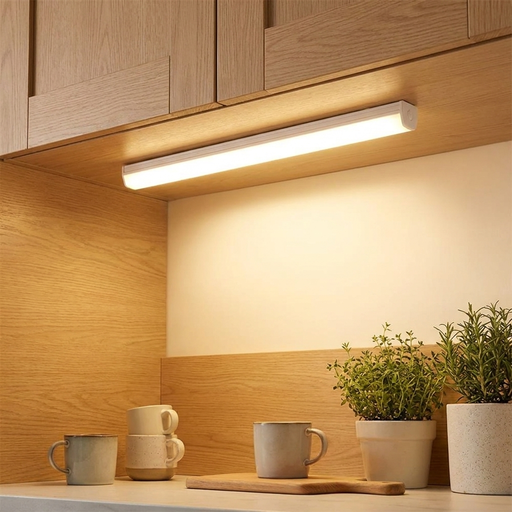 Wireless Motion Sensor LED Light Kitchen Closets lifestyle