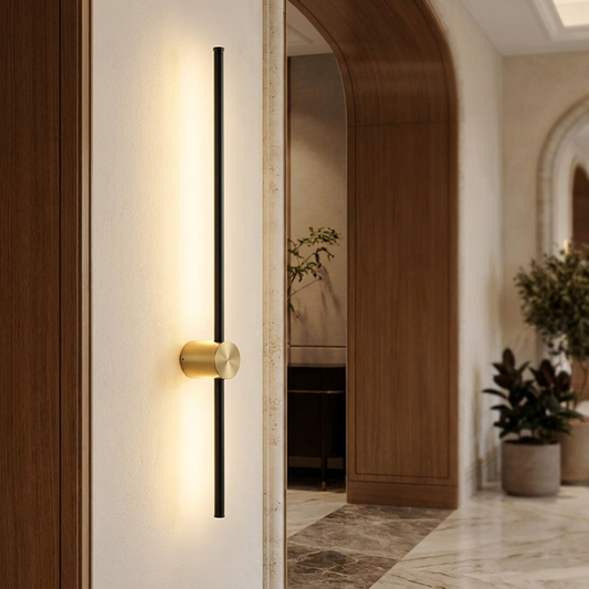 Nordic Minimalist Linear Wall Light Hotel