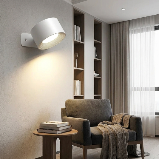Modern Rotating Rechargeable LED Wall Lamp