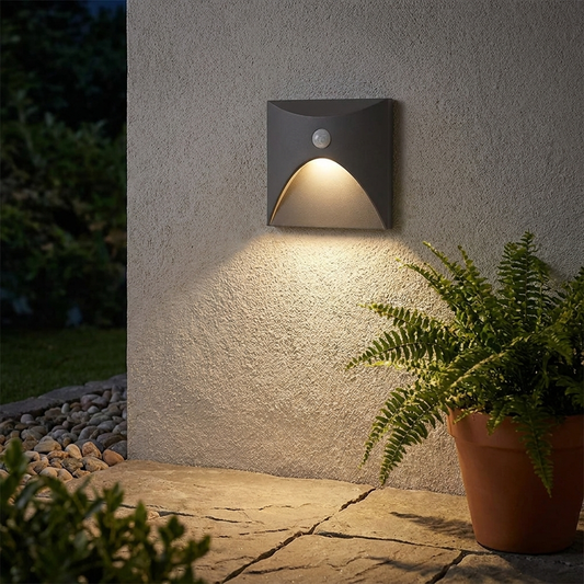 Modern LED Wall Step Light with Motion Sensor for Stairways and Corridors