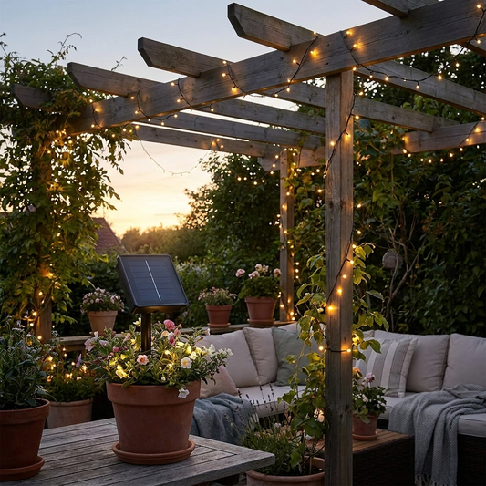 Waterproof LED Solar String Lights