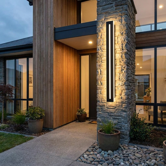 Modern LED Outdoor Wall Sconce for Garden and Exterior Home Lighting