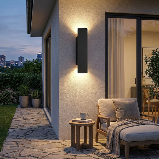 Modern LED Outdoor Wall Light for Architectural Home and Hotel Facades