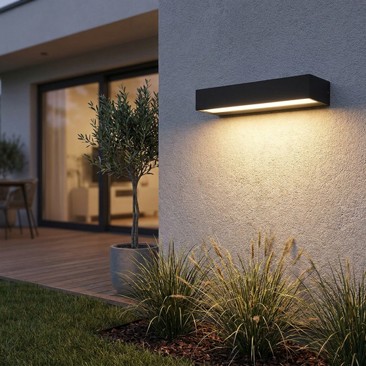 Modern LED Wall Sconce for Exterior Terrace and Villa Lighting