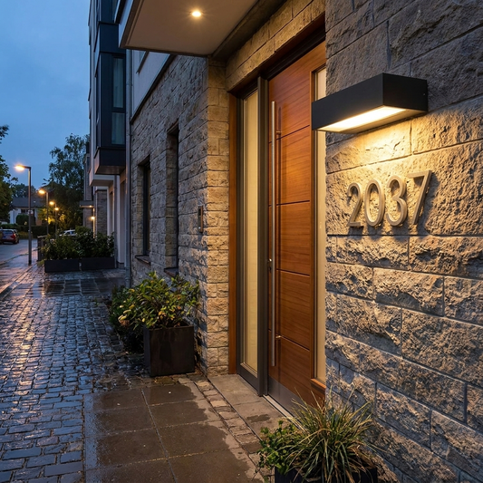 Modern LED Strip Wall Light for Outdoor Garden and Patio Lighting