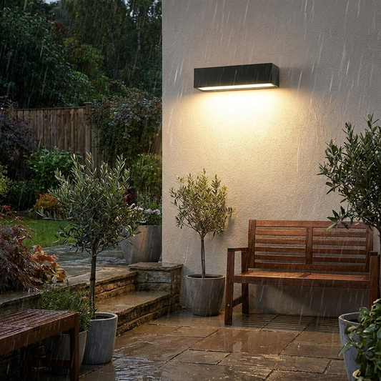 Modern LED Wall Sconce for Exterior Terrace and Villa Lighting