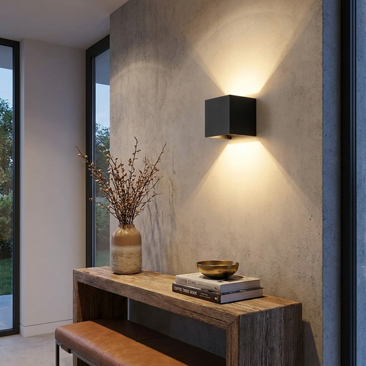 Modern Square LED Wall Lamp for Indoor and Outdoor Architectural Lighting