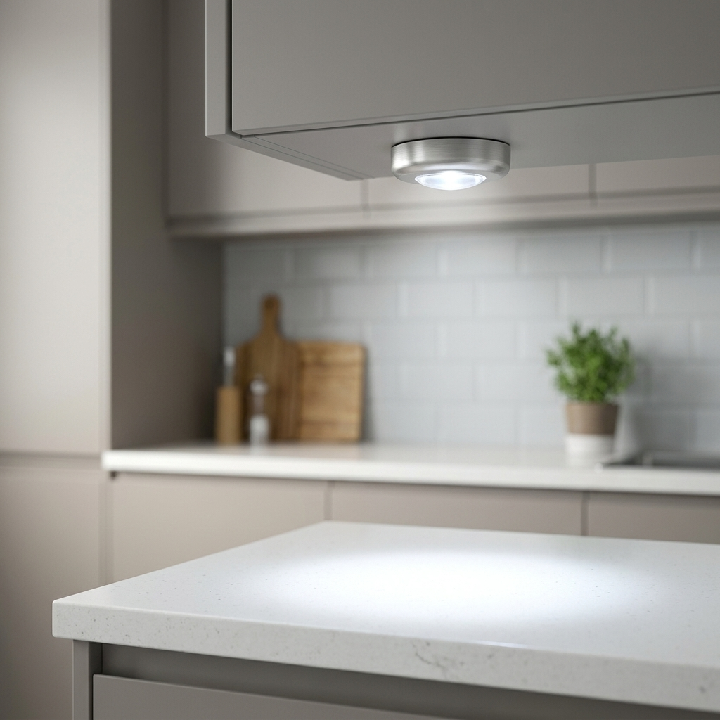 Kabellose LED Schrankleuchte - Lifestyle Küche kaltweiß 1