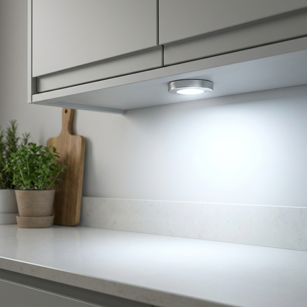 Kabellose LED Schrankleuchte - Lifestyle Küche kaltweiß 2